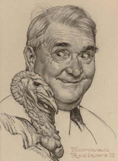 Norman Rockwell - Sketch for Schenley\'s Cream of Kentucky Whiskey