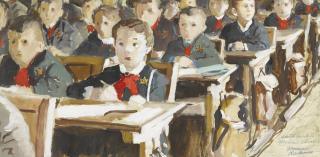Norman Rockwell - Study For \'Education\'