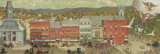 Norman Rockwell - Study For Pittsfield Main Street