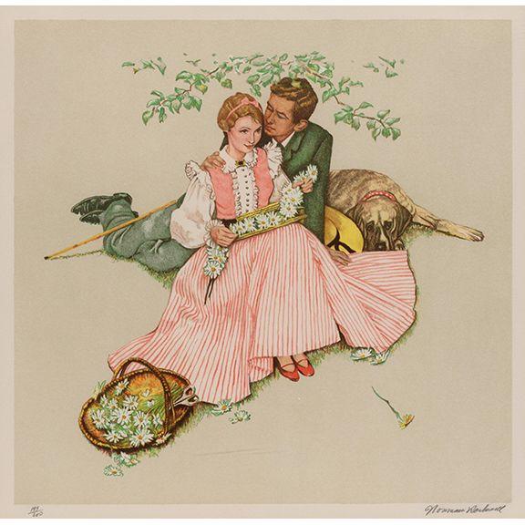 Norman Rockwell - Summer, from The Four Ages of Love