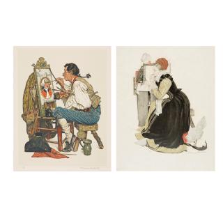 Norman Rockwell - Summer Stock; Ye Pipe & Bowl 2