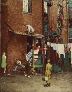 Norman Rockwell - The Homecoming