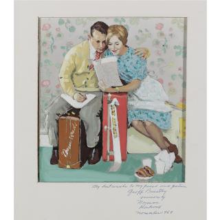 Norman Rockwell - The Newlyweds