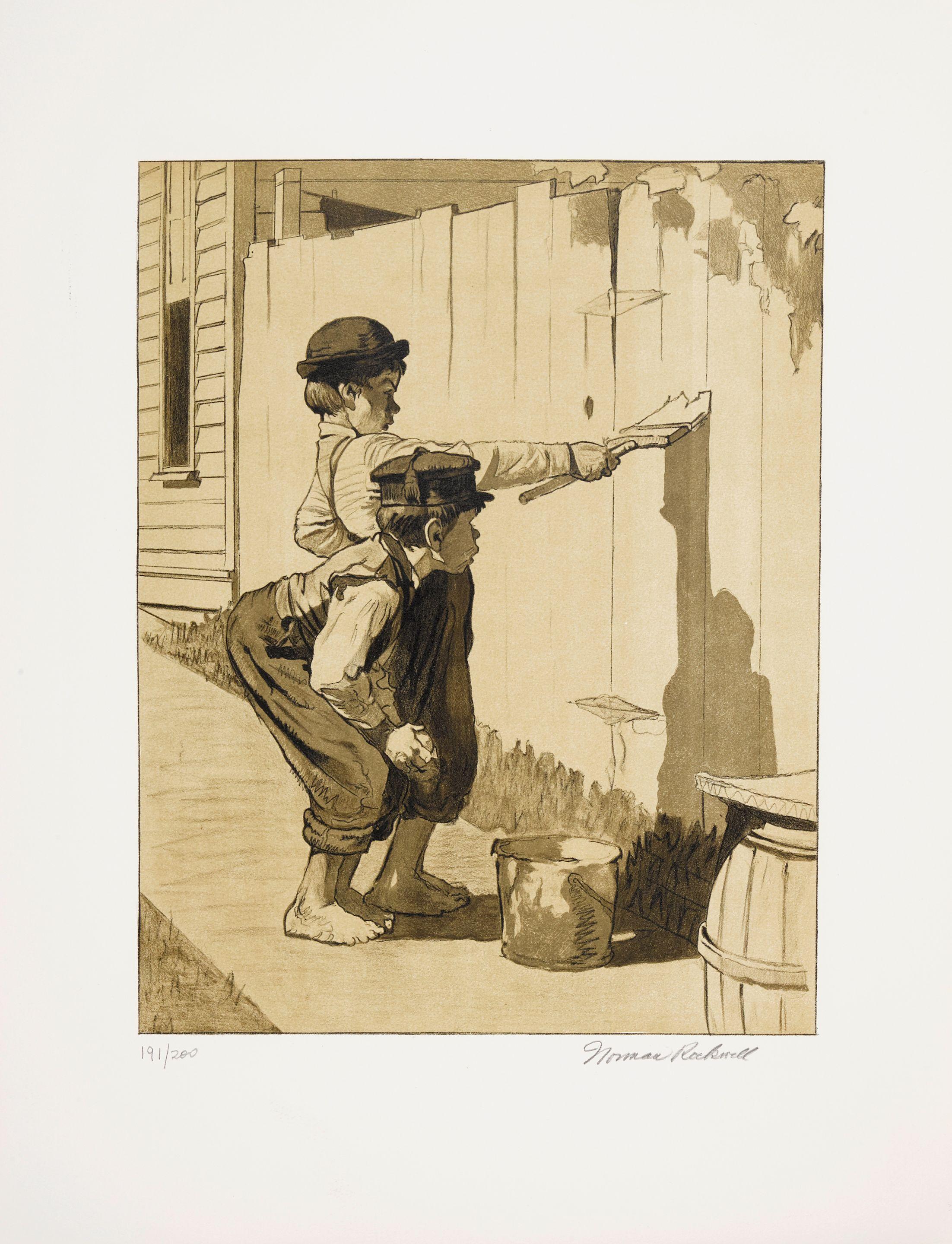 Norman Rockwell - Tom Sawyer