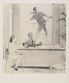 Norman Rockwell - Window Washer; Dressing up; Le Pont Neuf 3