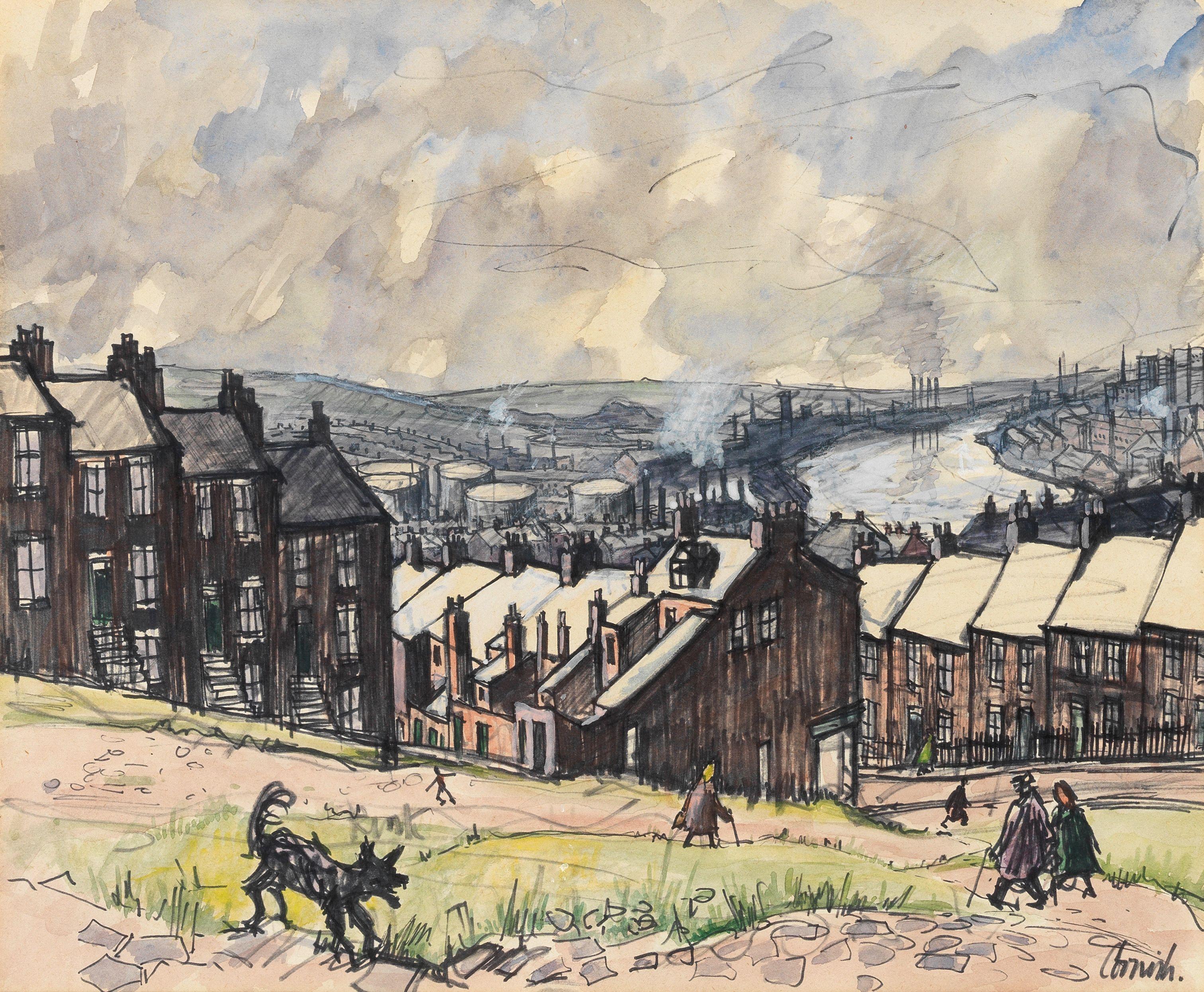 Norman Stansfield Cornish - Newcastle from Gateshead