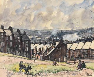 Norman Stansfield Cornish - Newcastle from Gateshead