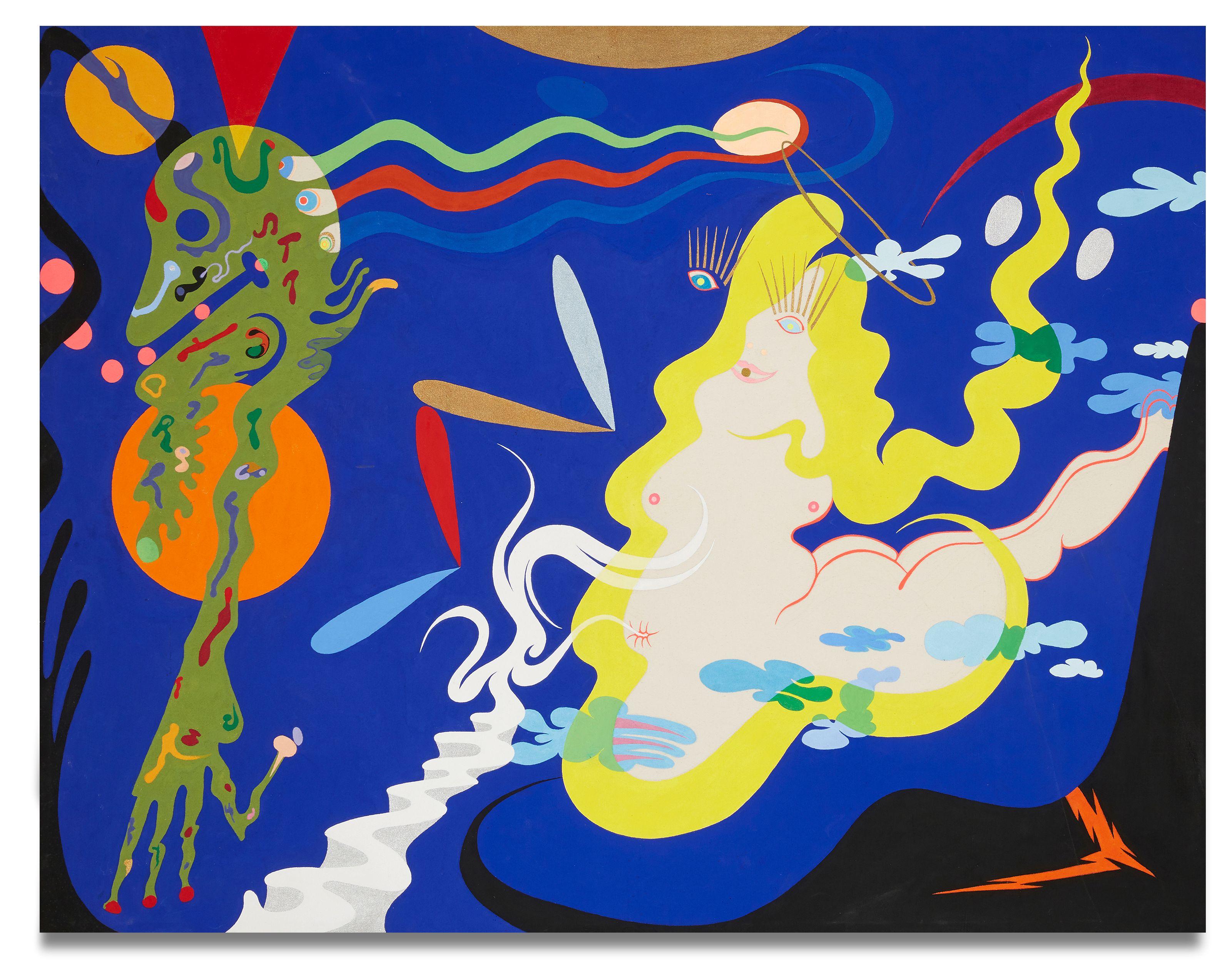 Norman Stiegelmeyer - Into the Blue or Marilyn Monroe in Heaven, 1976