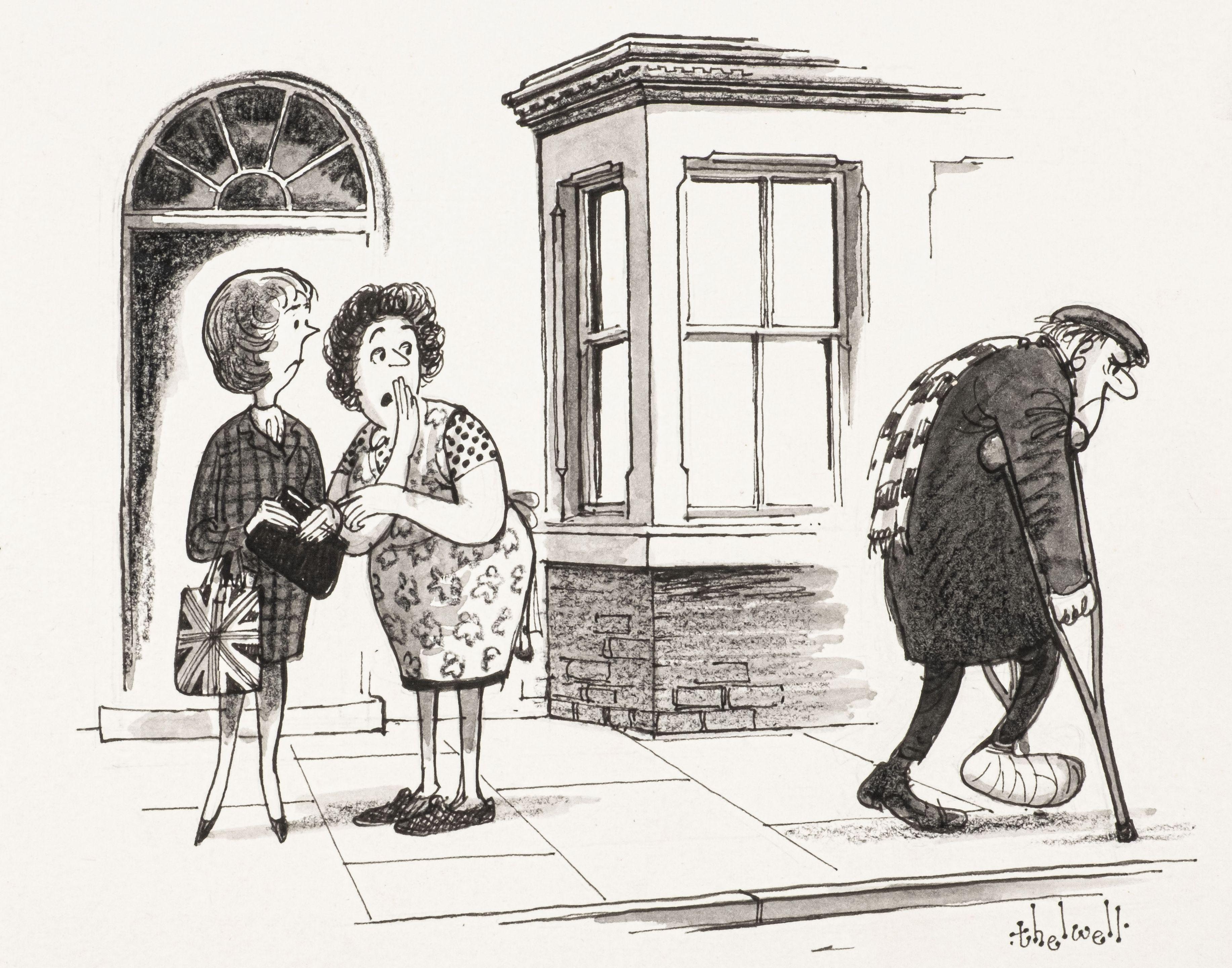 Norman Thelwell - He Fought At Molineaux, White Hart Lane and Roker Park. Then Got Wounded On Spion Cop