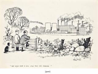 Norman Thelwell - That would make a nice little farm for someone; and Never camp on agricultural land without first obtaining the farmer\'s permission