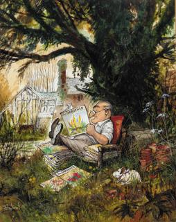 Norman Thelwell - The Gardener