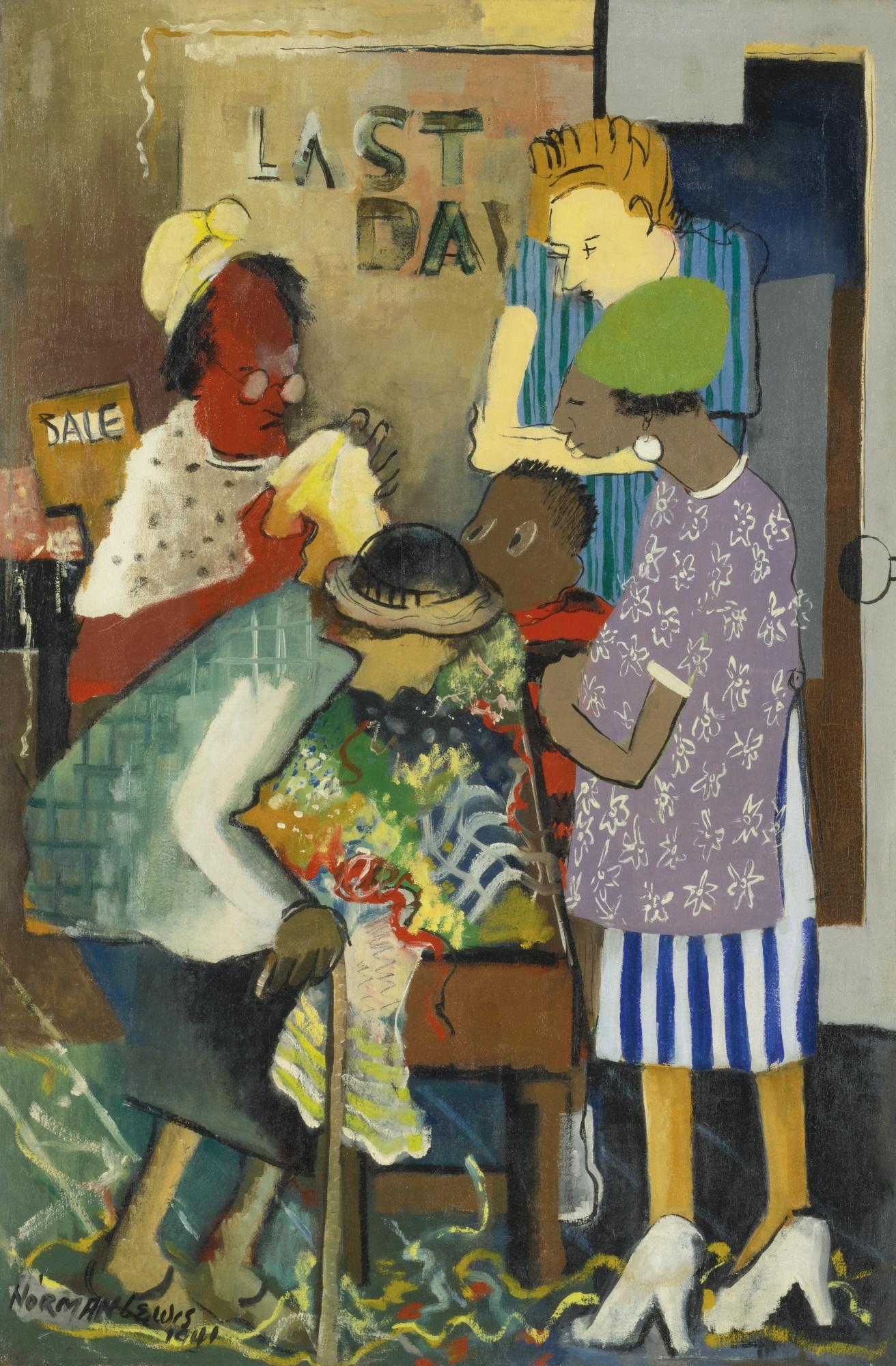 Norman Wilfred Lewis - Meeting Place (Shopping)