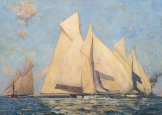 Norman Wilkinson, P.R.W.S., R.I. - Cowes, Isle of Wight