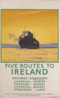 Norman Wilkinson, R.O.I. - Five Routes To Ireland