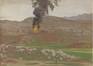 Norman Wilkinson - Fire In A Landscape
