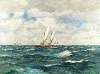 Norman Wilkinson - Grand Bank Fishermen