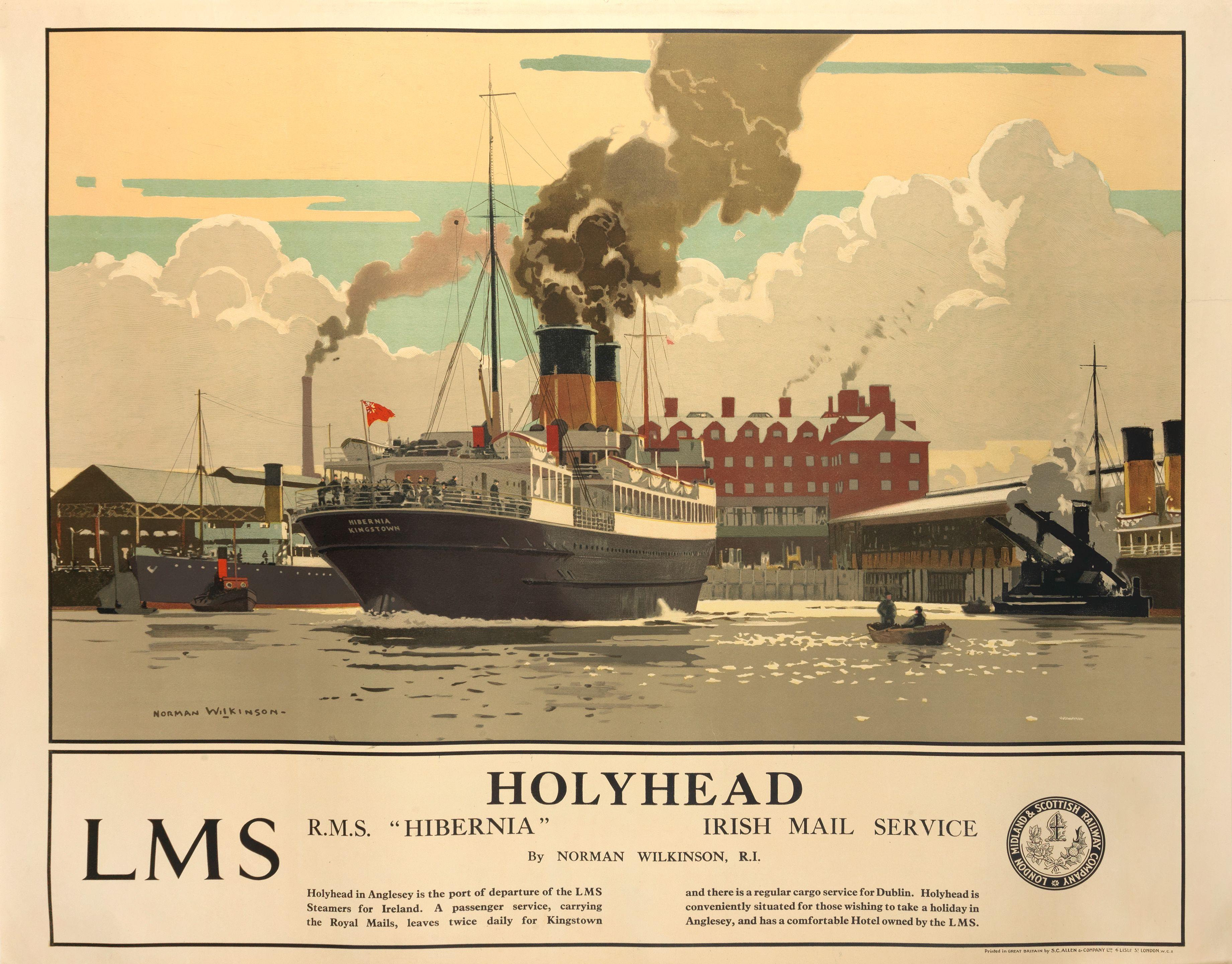 Norman Wilkinson - Holyhead, Lms