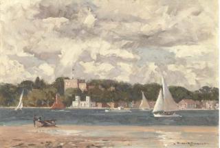 Norman Wilkinson - The Entrance To Poole Harbour