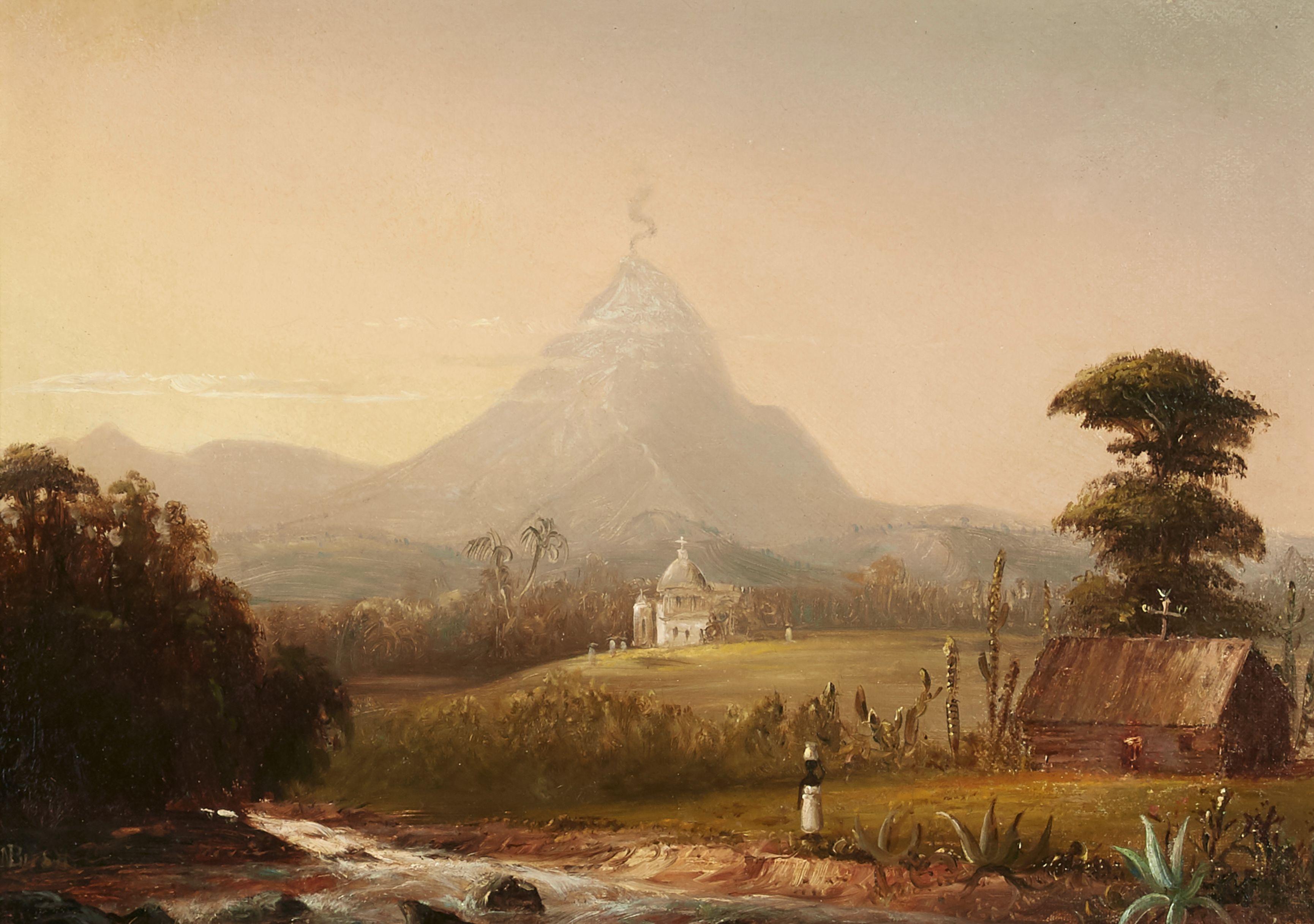 Norton Bush - Mountain Landscape with Church