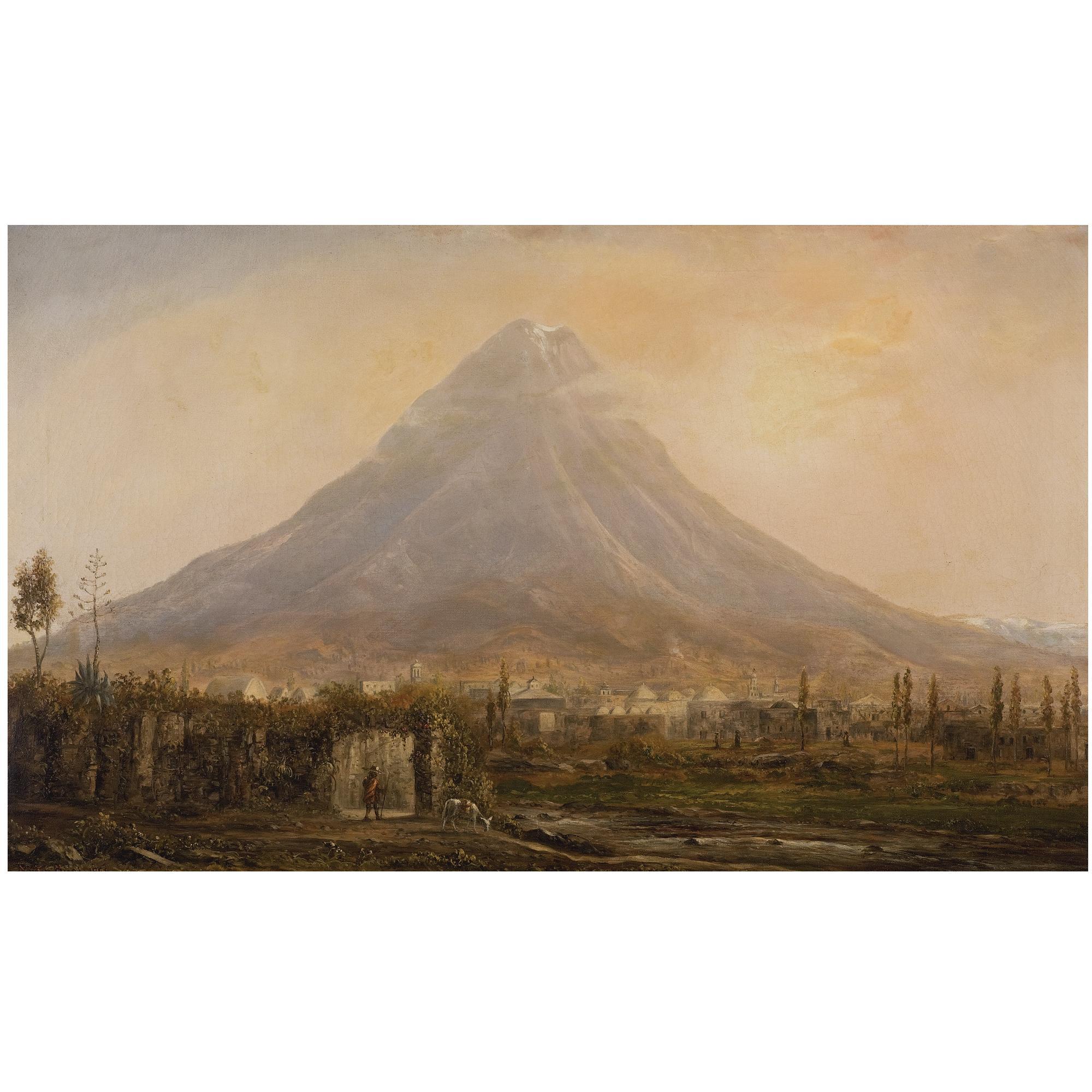 Norton Bush - Vista Del Popocatepetl Desde Cholula