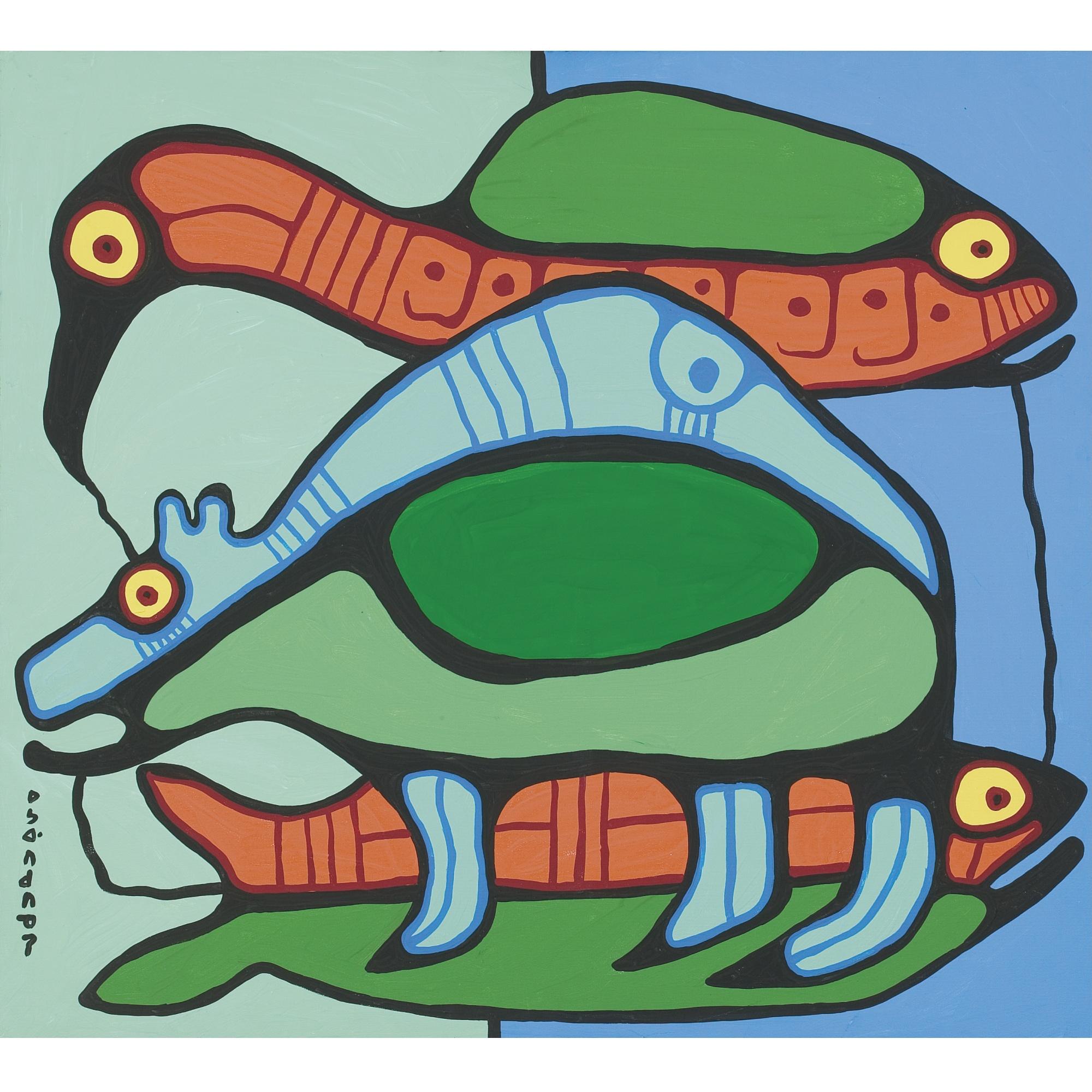 Norval Morrisseau - Looking On Each Other