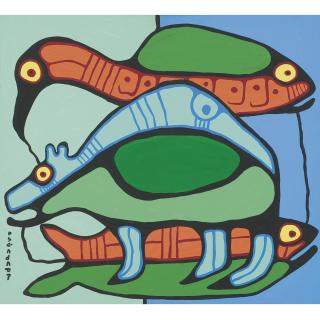 Norval Morrisseau - Looking On Each Other