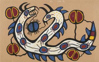 Norval Morrisseau - Sacred Snake Of Good & Evil