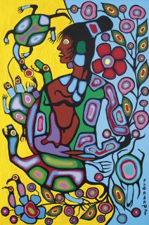 Norval Morrisseau - Shaman And Turtle