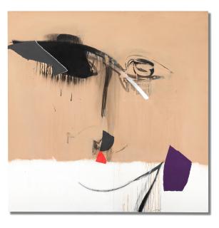 Nosratollah Moslemian - Untitled (Face)