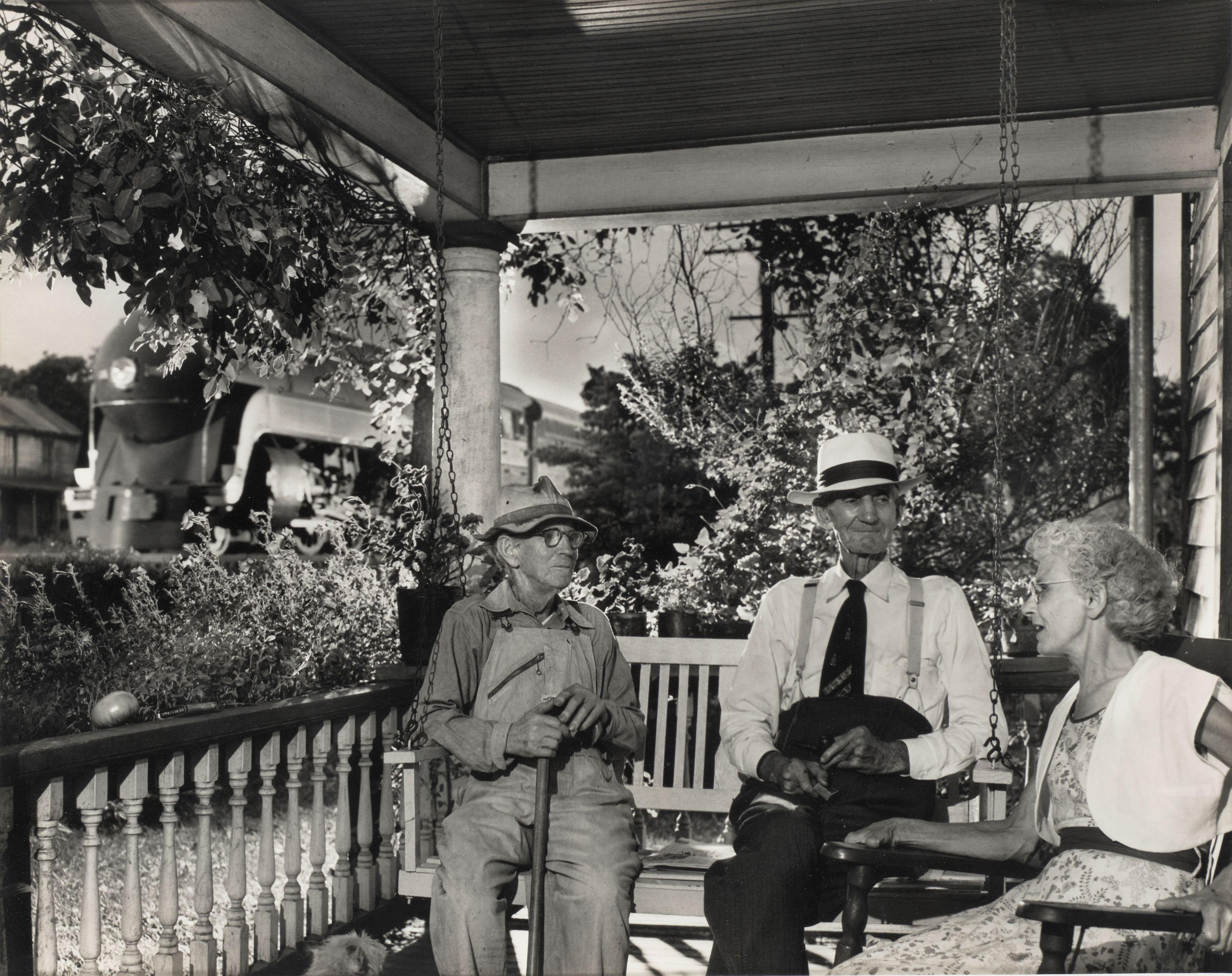 O. Winston Link - A Summer Evening, Train No. 2, North through Lithia, Virginia