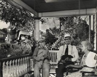 O. Winston Link - A Summer Evening, Train No. 2, North through Lithia, Virginia