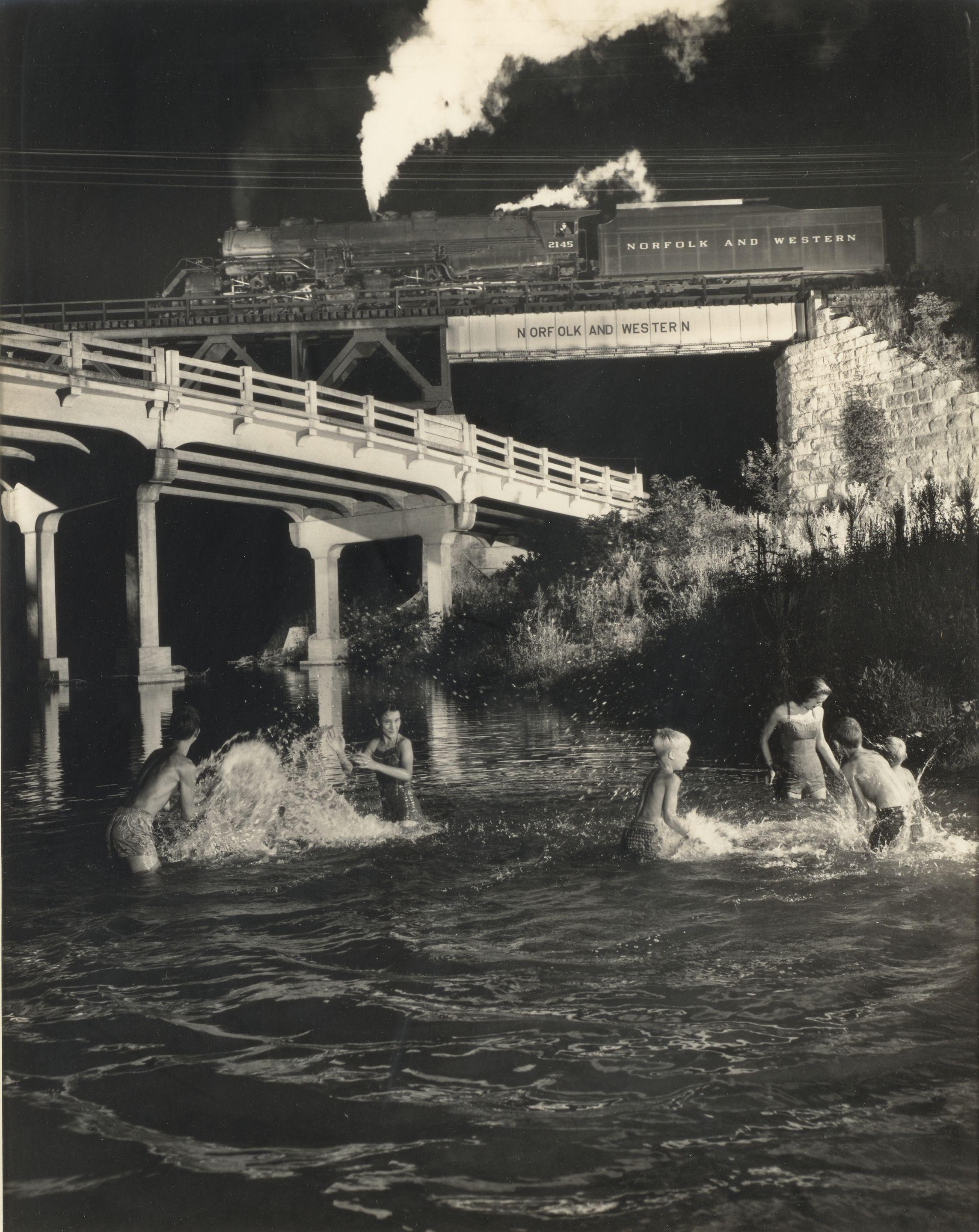 O. Winston Link - Hawksbill Creek Swimming Hole, Luray, Virginia