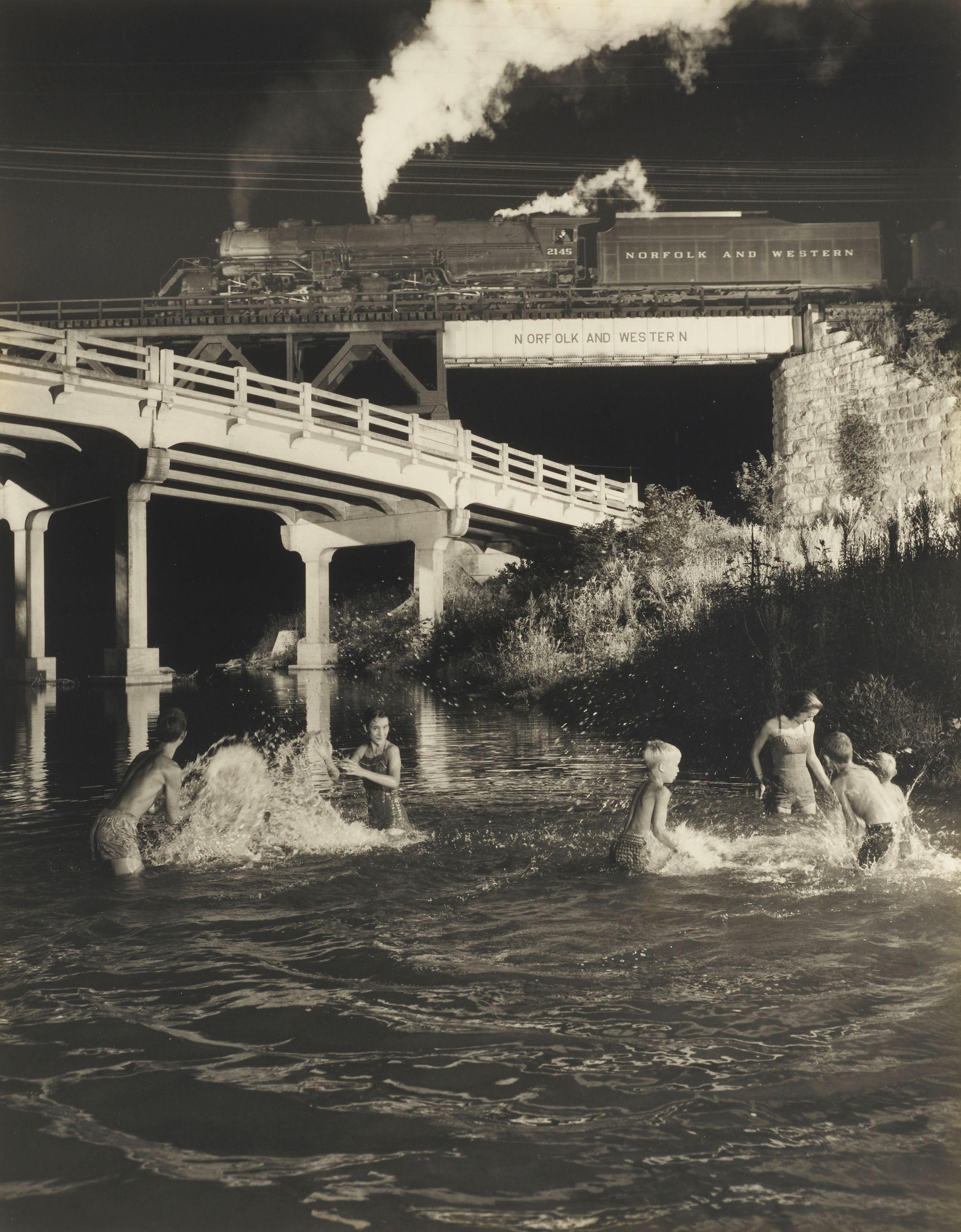 O. Winston Link - Hawksbill Creek Swimming Hole, Luray, West Virginia