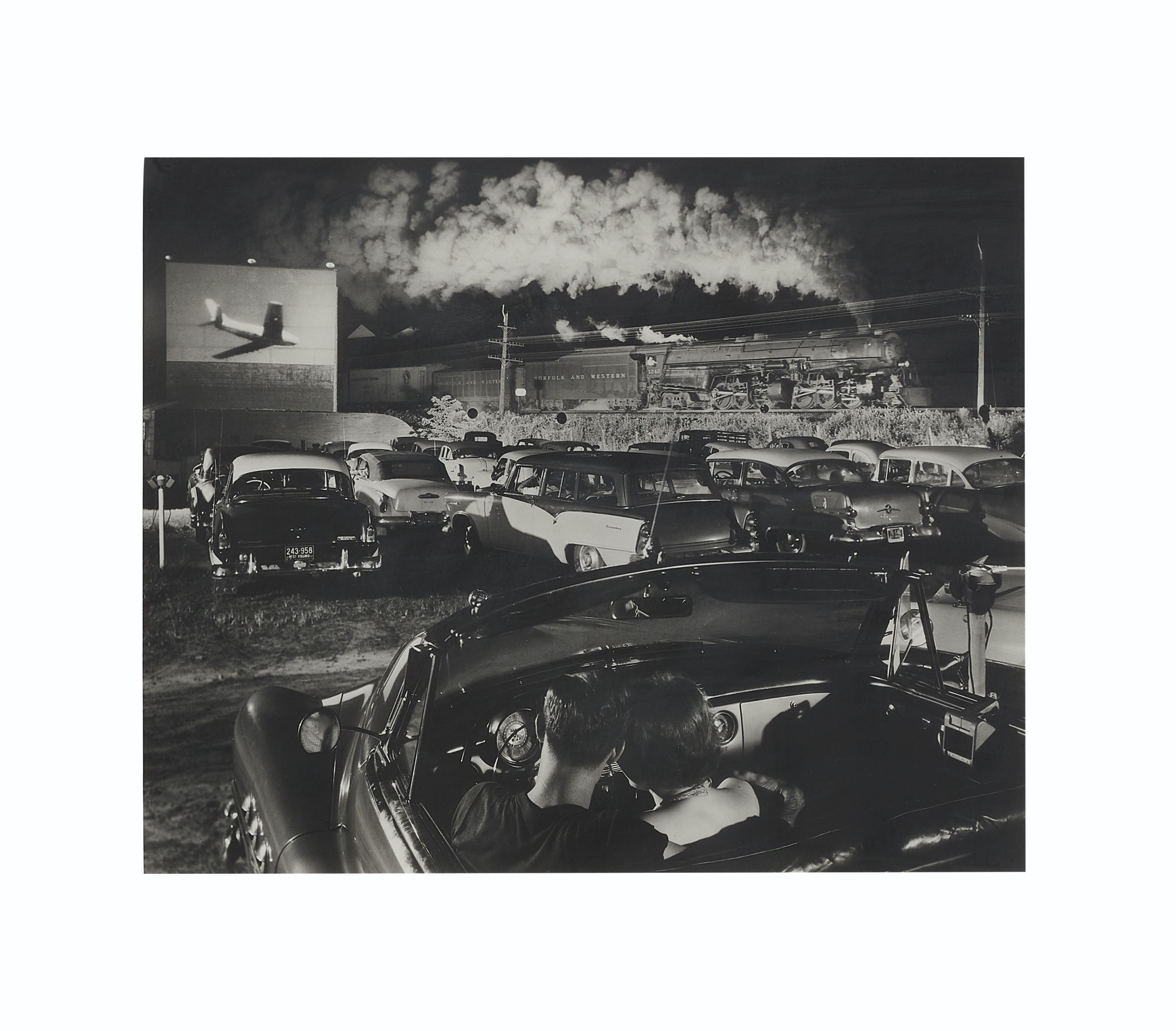 O. Winston Link - Hot Shot Eastbound at the Iaeger Drive-In, West Virginia, 1956