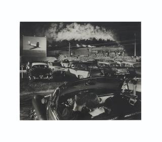 O. Winston Link - Hot Shot Eastbound at the Iaeger Drive-In, West Virginia, 1956