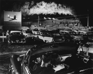 O. Winston Link - Hot Shot Eastbound at the Iaeger Drive-in, West Virginia, 1956