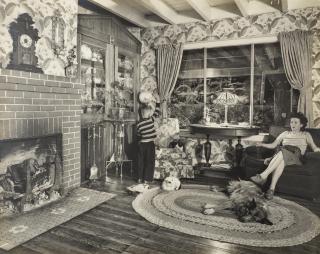 O. Winston Link - Nw720 Living Room On The Tracks, Lithia, Virginia