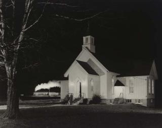 O. Winston Link - Vue de Chapelle, train à l\'arrière