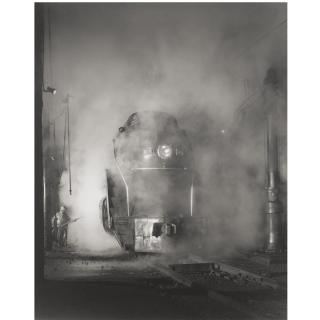 O. Winston Link - Washing J Class 605 At Schaffer\'S Crossing, Roanoke, 1955