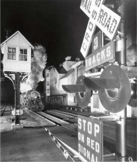 O. Winston Link - Y6 2120 Roars Through Luray At 3:00 A.M., 1956