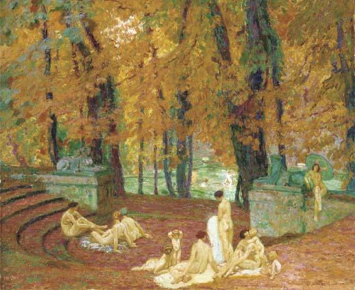 Octave-Denis-Victor Guillonnet - Les baigneuses