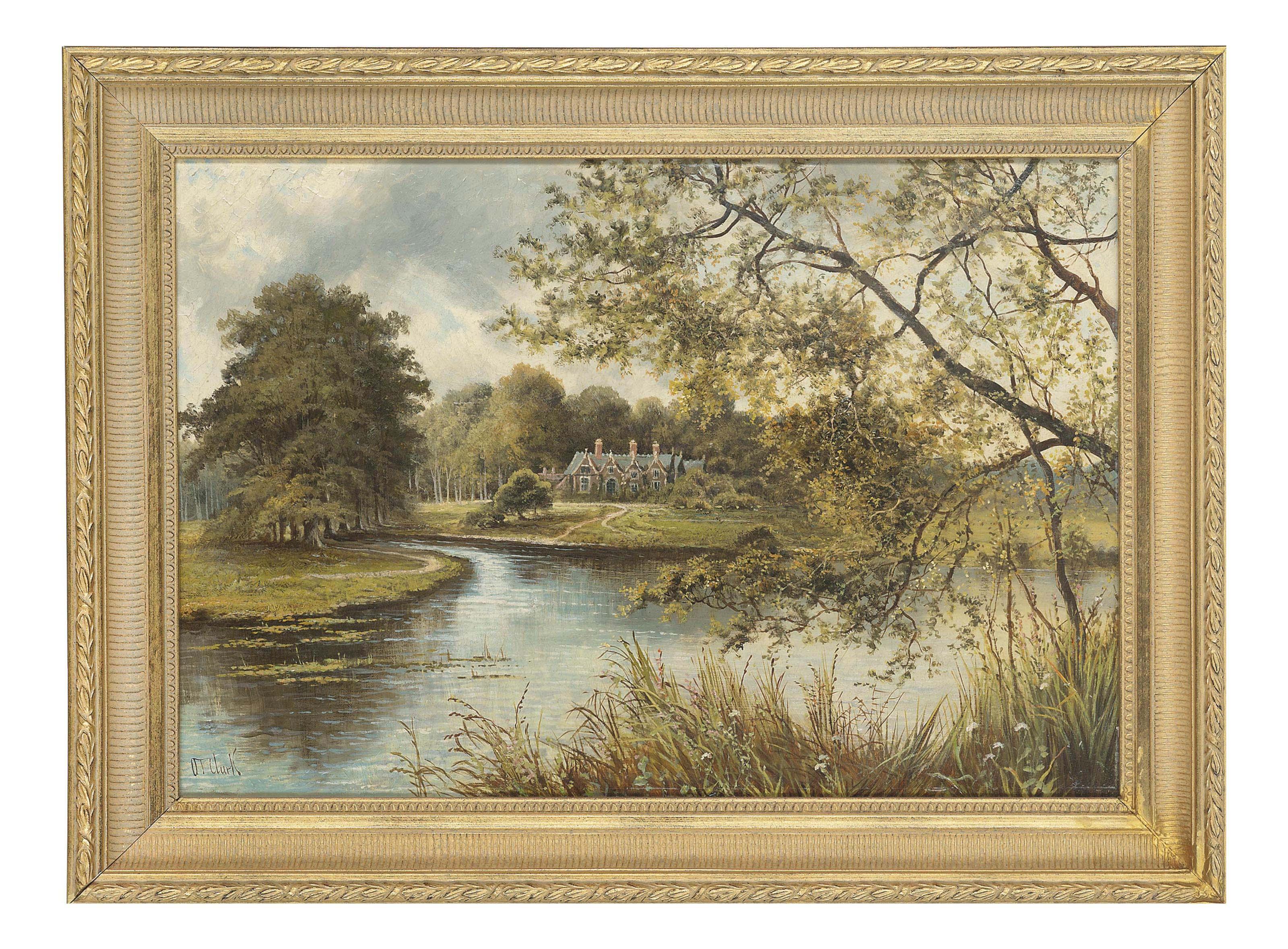 Octavius T. Clark - Cottage, thought to be at Sandringham