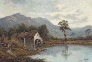 Octavius T. Clark - The cottage; and The watermill