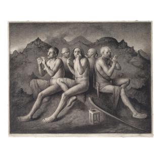 Odd Nerdrum - Five Seated Figures, 1994