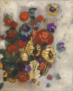 Odilon Redon - Bouquet de fleurs