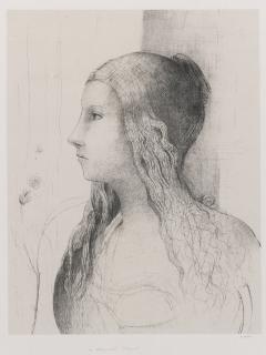 Odilon Redon - Brunnhilde (Mellerio 130)