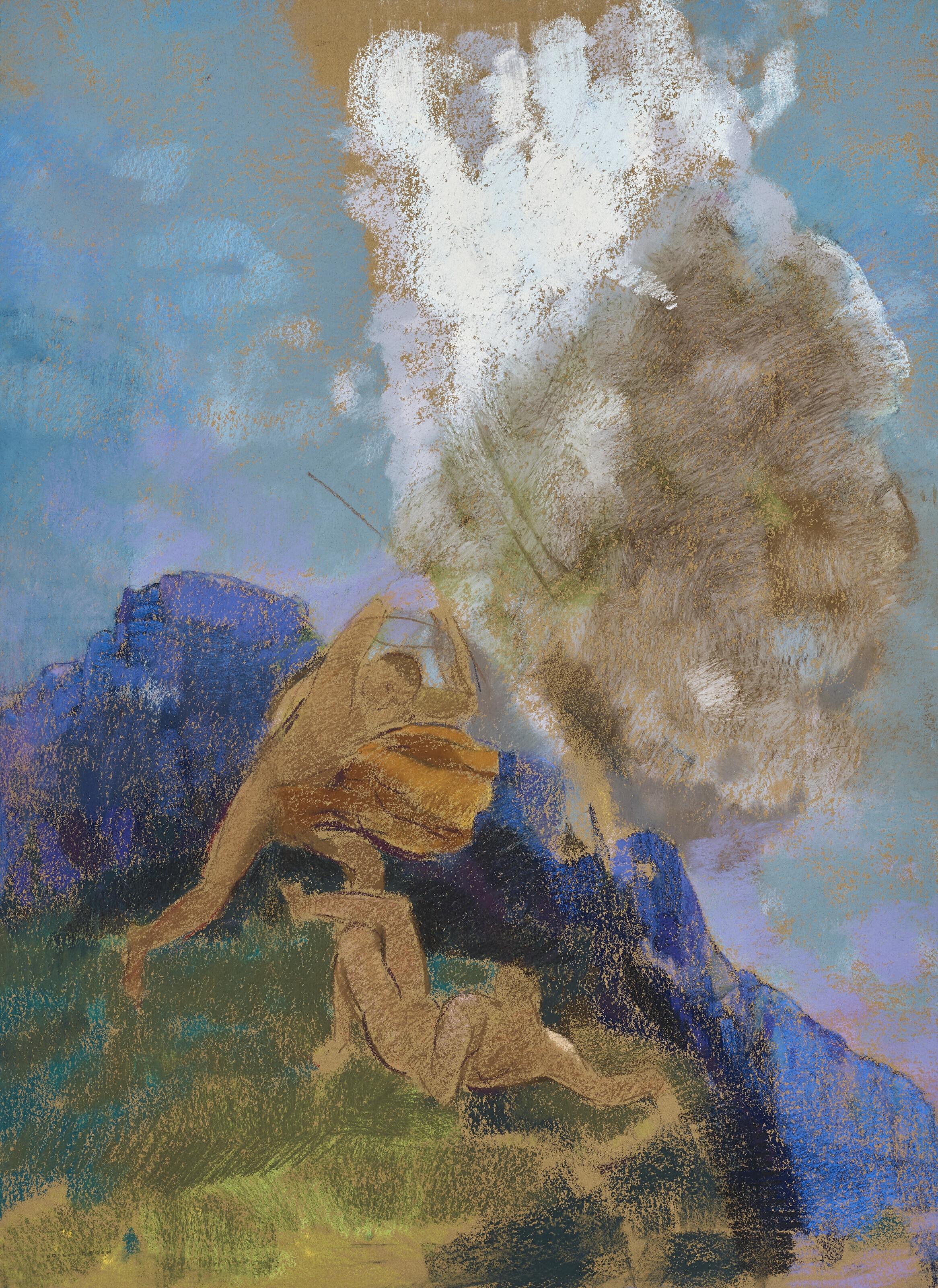 Odilon Redon - Caïn et Abel