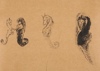 Odilon Redon - Chevaux Marins