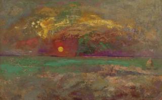 Odilon Redon - Coucher de Soleil