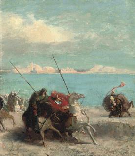 Odilon Redon - Croisés Près De La Mer